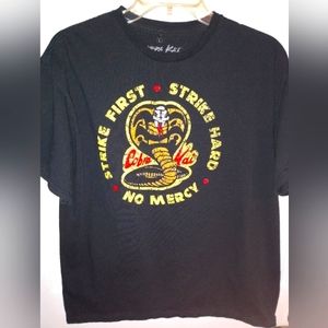 Cobra Kai black shirt size Large.
